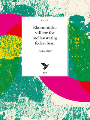cover image of Ekonomiska villkor för mellanstatlig federalism